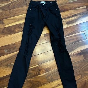 Frame distressed denim